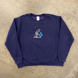 Vintage Cactus Arizona Desert 2000s Nature Destination Crewneck Sweatshirt XL